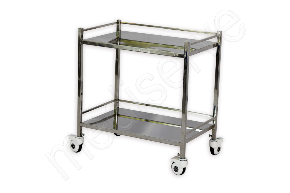 MS 611 :- Instrument Trolley 2 Tier (SS)
