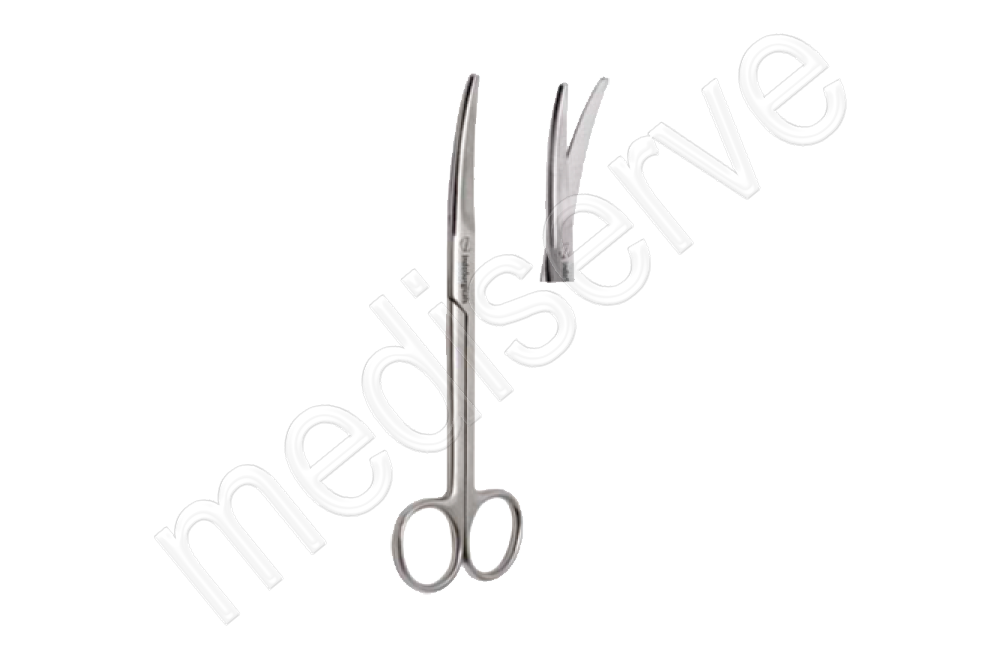MS 782 - Mayo Scissors (Curved) Blooded Blunt/Blunt