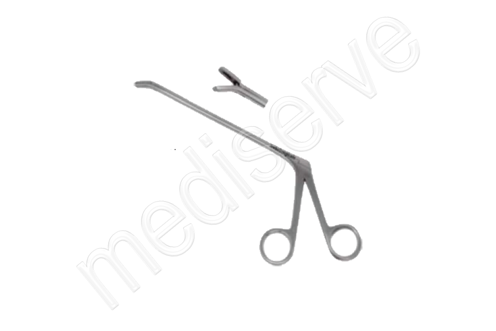 MS 823 - Disc Punch Forceps (Serrated) Down